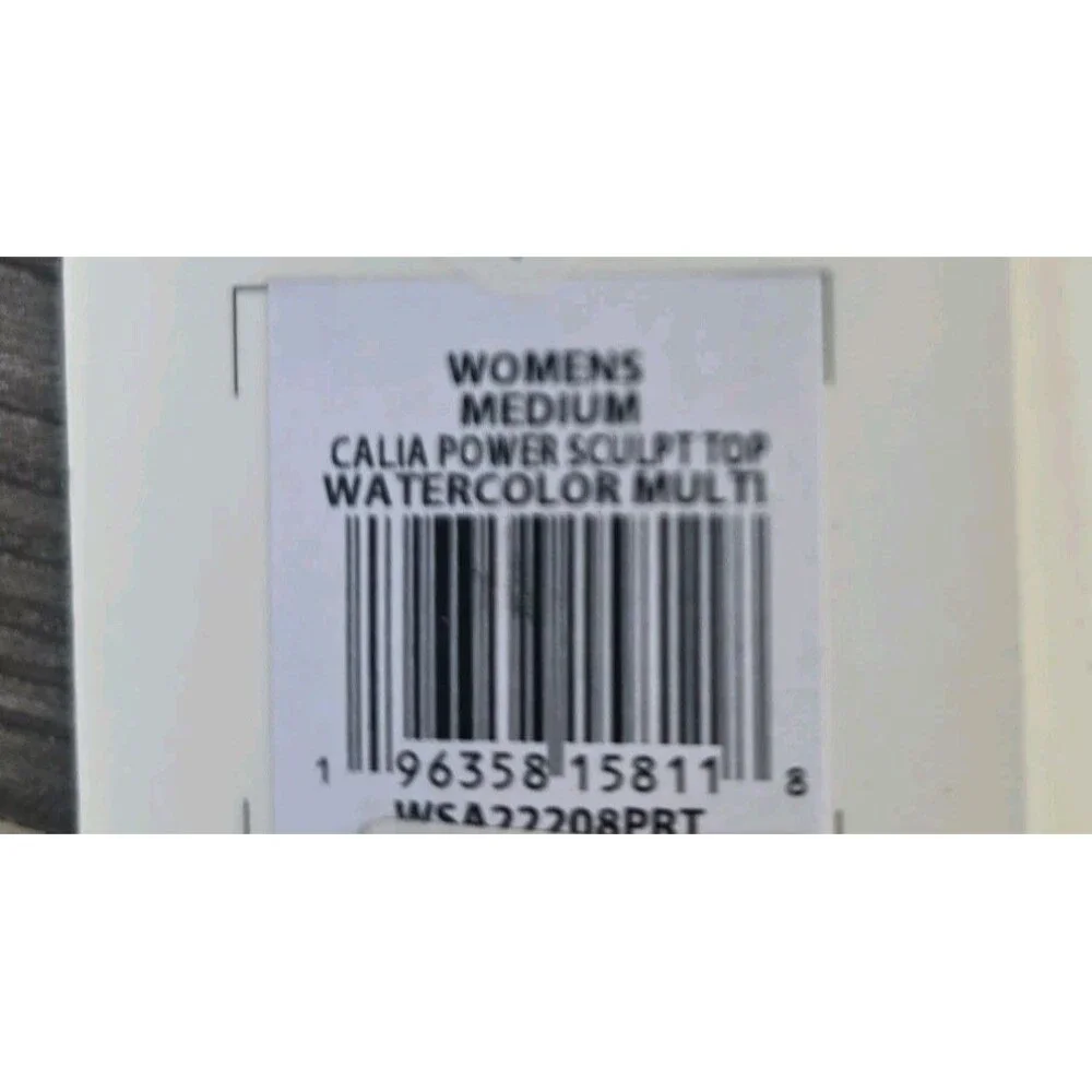 CALIA Women's Power Sculpt Bikini Top & Deep Burgundy Wide Band Bikini Sz M New